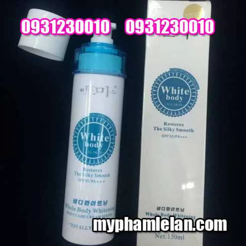 White body all skin Là thần dược của mọi làn da với công thức trị tái sinh