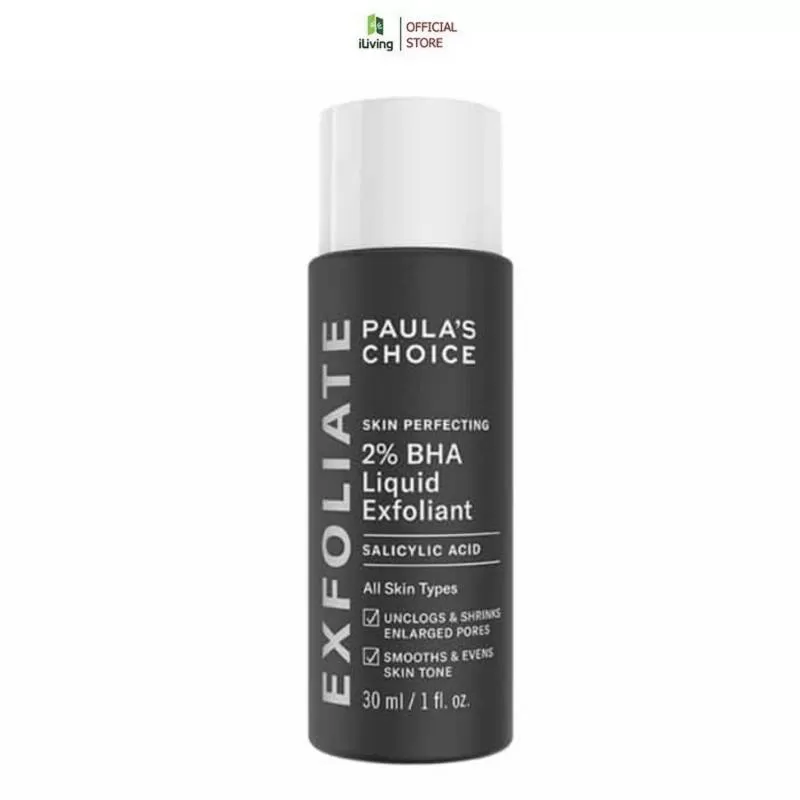 Dung dịch tẩy da chết Paula’s Choice Skin Perfecting 2% BHA Liquid Exfoliant 30ml ILIVING-PAUTDCBHA30 - iLiving - Mỹ phẩm chính hãng