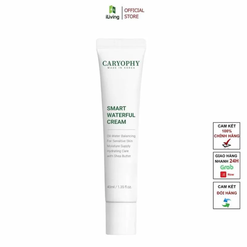 Kem dưỡng ẩm và phục hồi Caryophy Smart Waterful Cream 40ml ILIVING-CARKDM40 - iLiving - Mỹ phẩm chính hãng