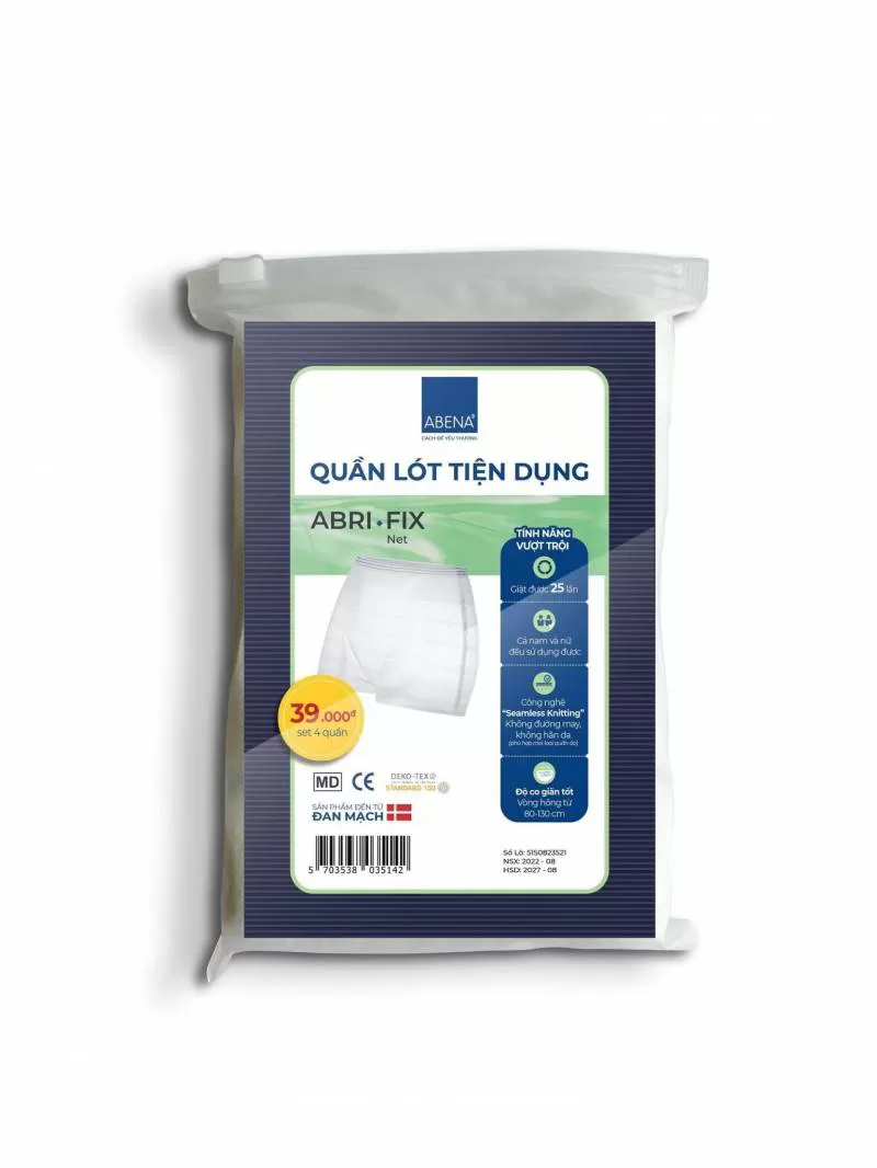 Pack 4 quần lót tiện lợi ABENA Abri Fix Net