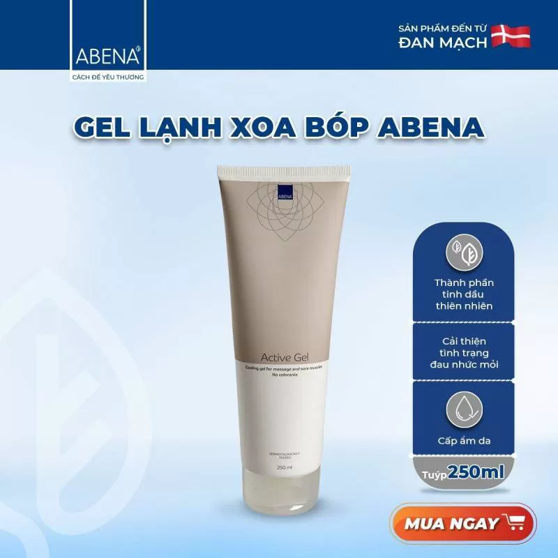 Gel xoa bóp giảm đau Abena Active Gel 250ml