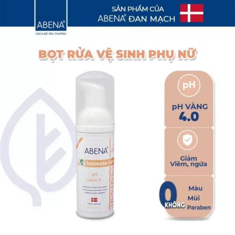 Bọt rửa vệ sinh Abena Intimate Care (50ml) ( date 09/2023 )