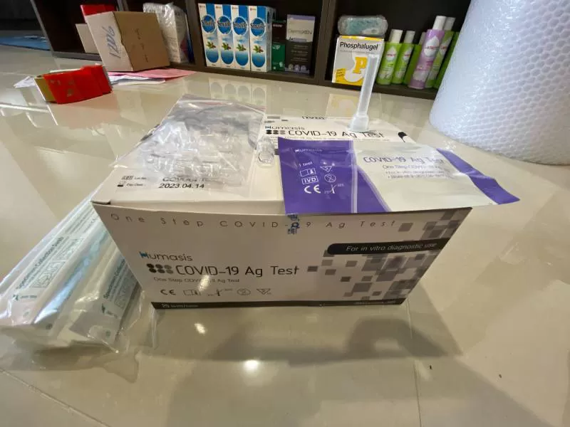 Thiết Bị Chẩn Đoán In Vitro Xét Nghiệm Vi Rút Sars-Cov-2 Humasis Covid-19 Ag Test