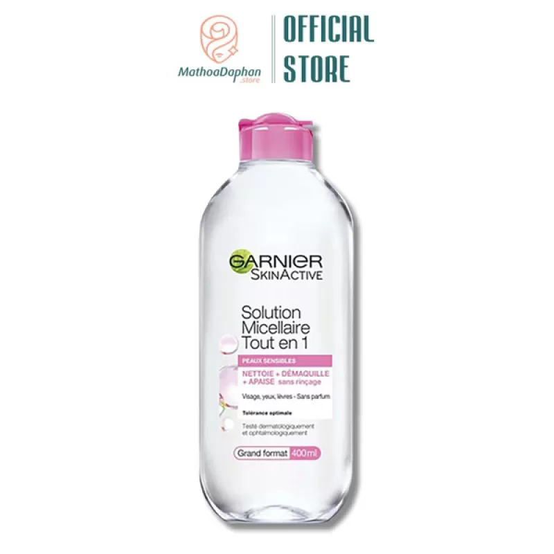Tẩy Trang Garnier Micellar Reinigingswater 400ml #Hồng