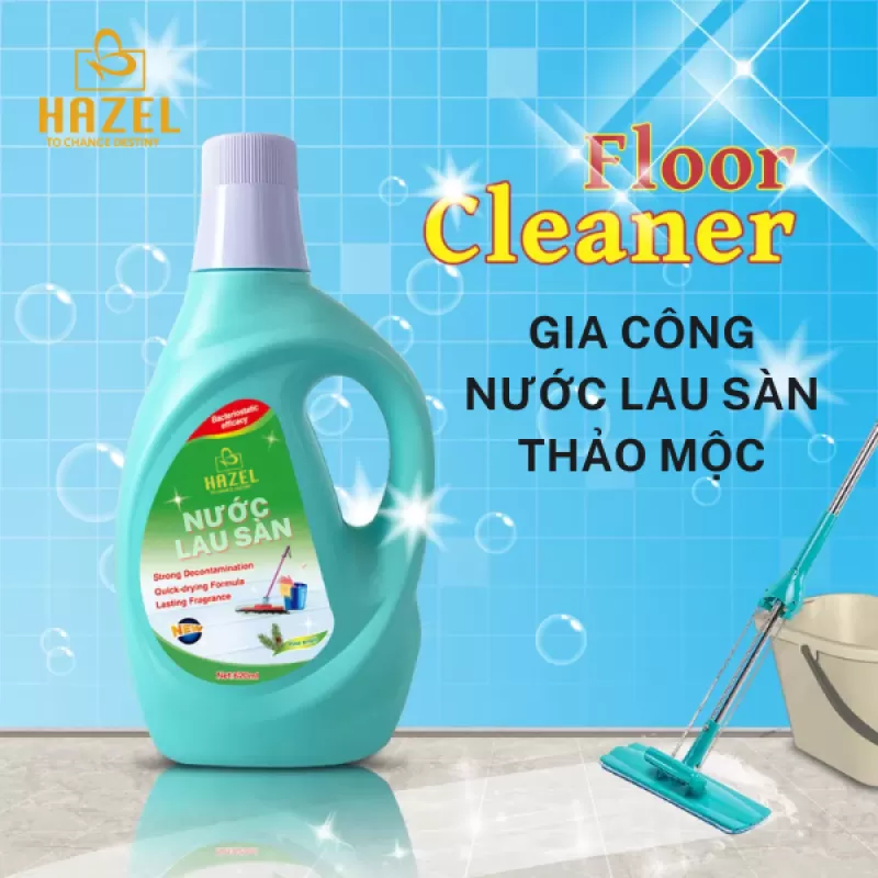 Sản phẩm Gia công nước lau sàn thảo mộc: “MÙI HƯƠNG CỦA TỔ ẤM” an toàn uy tín tạo thương hiệu