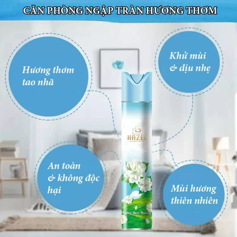 Gia công xịt thơm phòng THIÊN NHIÊN: Công thức CHUẨN SẠCH mùi hôi