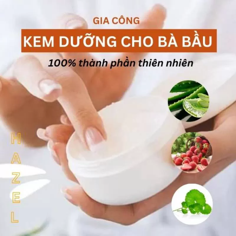 Gia Công Kem Dưỡng Da Bà Bầu 100% Từ Thiên Nhiên