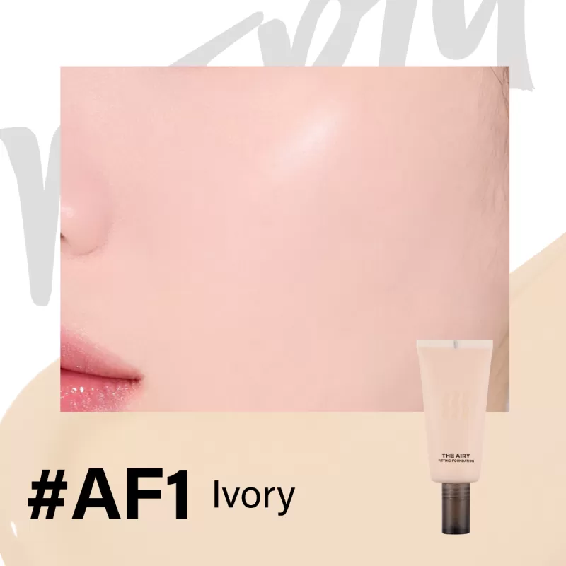 New) Kem Nền Merzy The Airy Fitting Foundation SPF30 PA++ #AF1