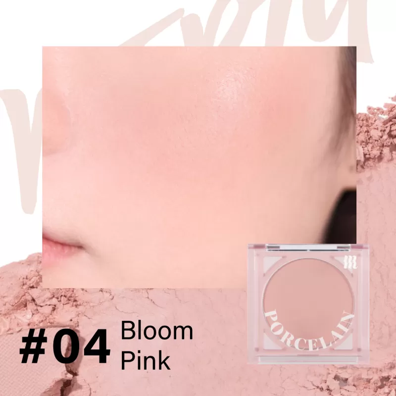 New) Phấn Má Hồng Merzy Porcelain Cheek Blusher #04