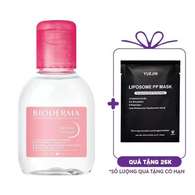 Nước Cân Bằng Da Bioderma Sensibio Tonique (100ml)