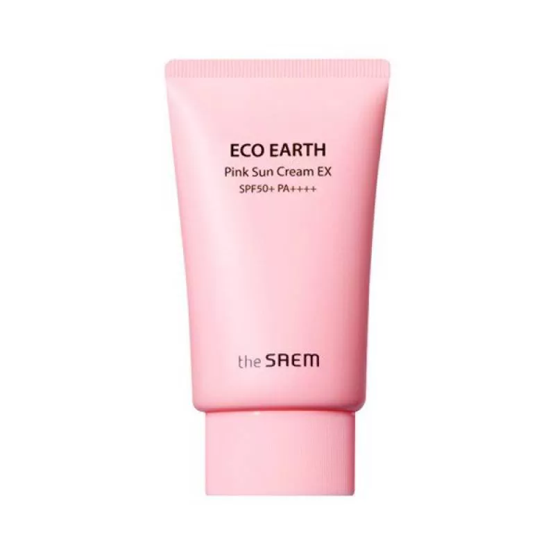 Kem Chống Nắng The SAEM Eco Earth Pink Sun Cream SPF50+ PA++++ (50g)