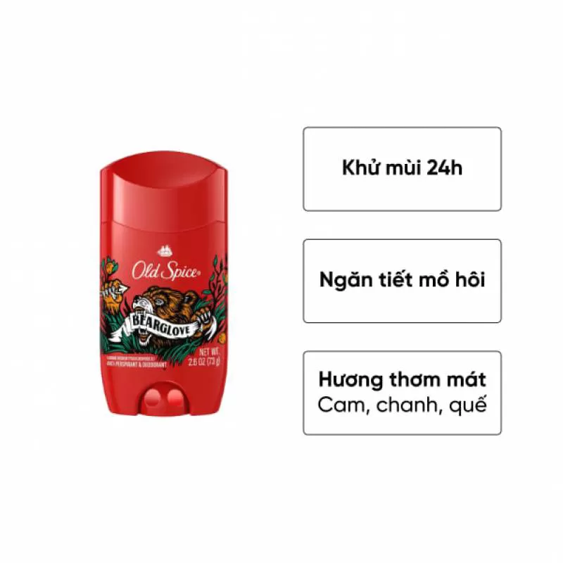 Sáp khử mùi Old Spice - Wild Collection