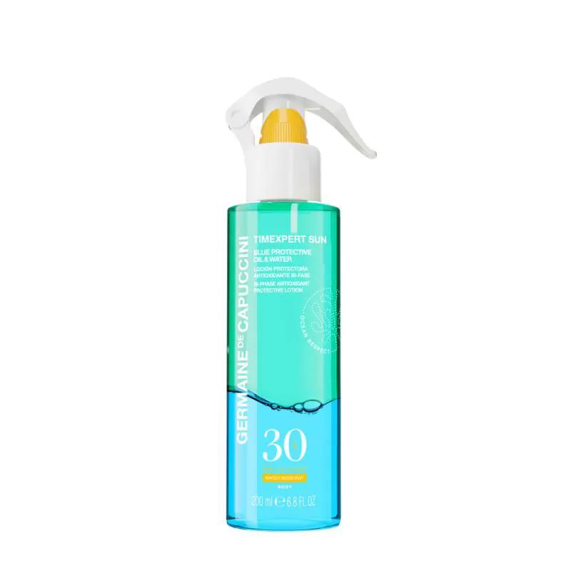 Timexpert Sun Blue Protective Bi – Phase Antioxidant SPF30 – Xịt dưỡng hai pha chống oxy hóa SPF30