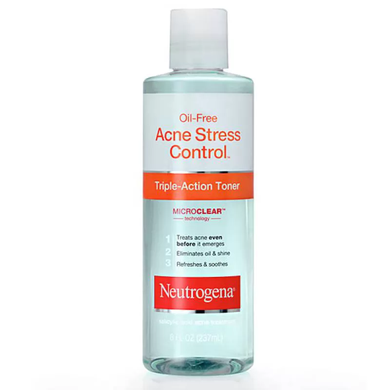 Nước Hoa Hồng Neutrogena Oil Free Acne Stress Control Triple Action Toner