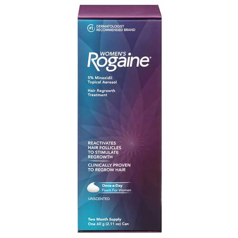 Mọc tóc cho nữ Rogaine Hair Regrowth Treatment Foam, 2 tháng