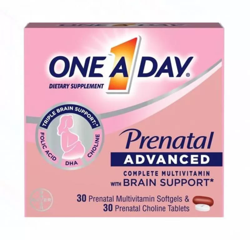 Viên uống cho bà bầu One A Day Women's Prenatal - 30 Viên Multivitamin và 30 Viên DHA