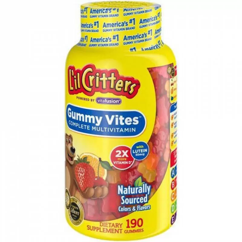 Kẹo dẻo L'il Critters Gummy Vites Multivitamin 190 viên