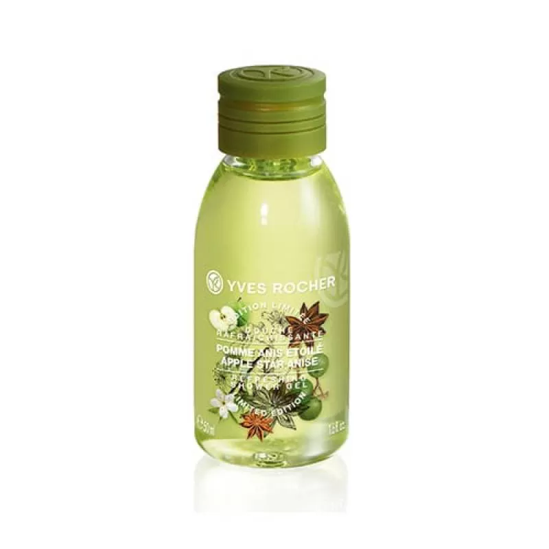 Sữa tắm Yves Rocher Apple Star Anise Shower Gel, hương táo xanh - Travel size 50ml