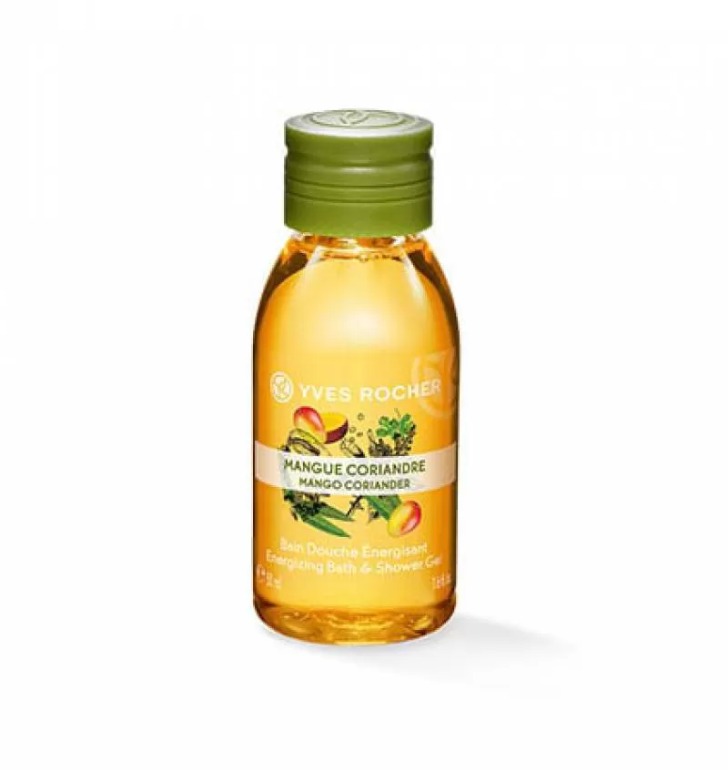 Sữa tắm Yves Rocher Mango Coriander, hương xoài - Travel Size 50ml