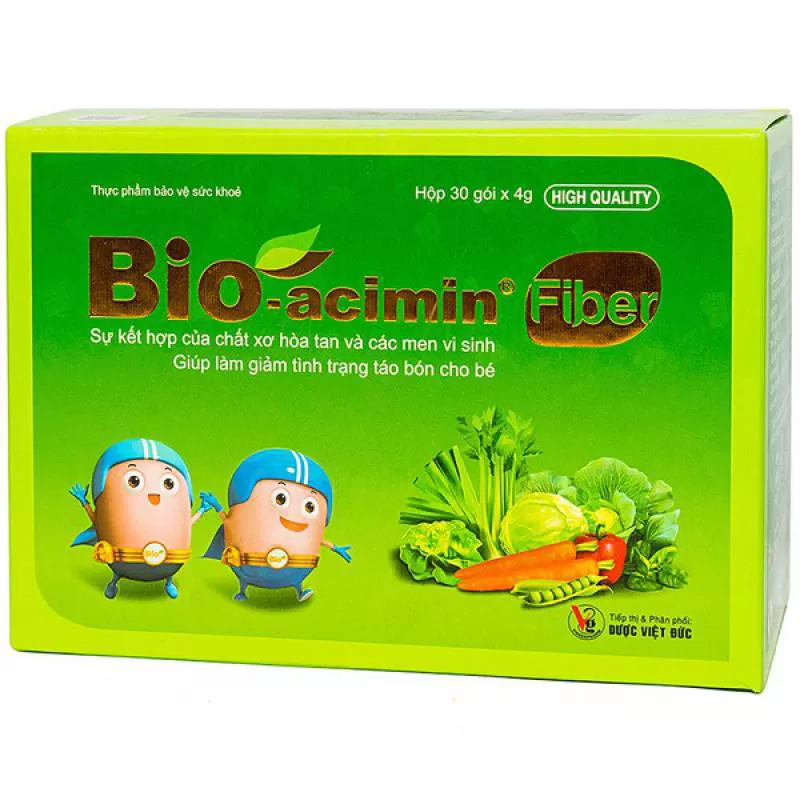 Cốm Vi Sinh Bio- Acimin Fiber Meliphar 30 Gói