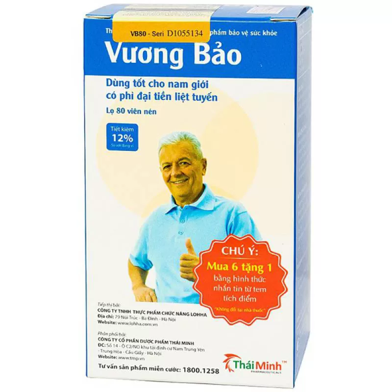 Viên Tiền Liệt Tuyến Vương Bảo 80 Viên