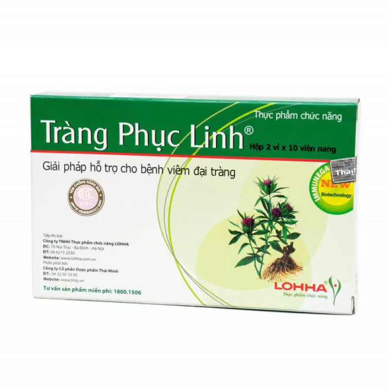 Viên Uống Hỗ Trợ Viêm Đại Tràng Tràng Phục Linh