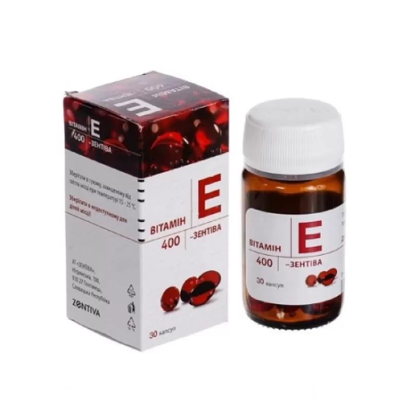 Viên Uống Vitamin E Zentiva Đẹp Da Chống Lão Hóa 400mg Nga