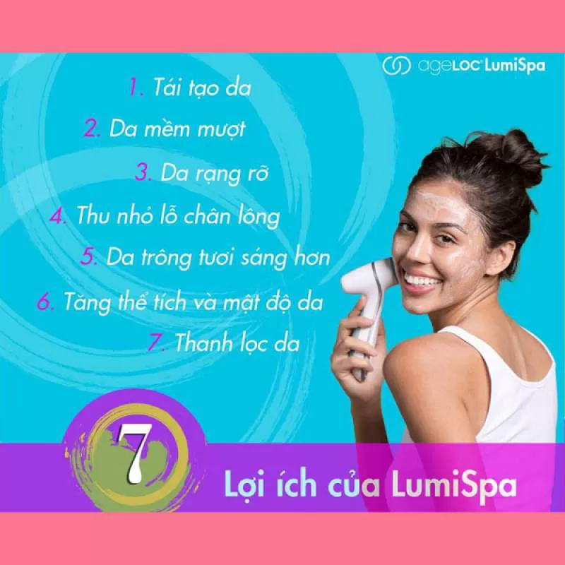 7 công dụng máy rửa mặt Lumispa và sự khác biệt của sản phẩm