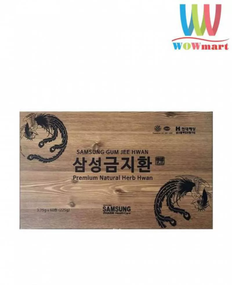An cung ngưu hoàng Samsung Pharm Gum Jee Hwan 3.75g x60 viên