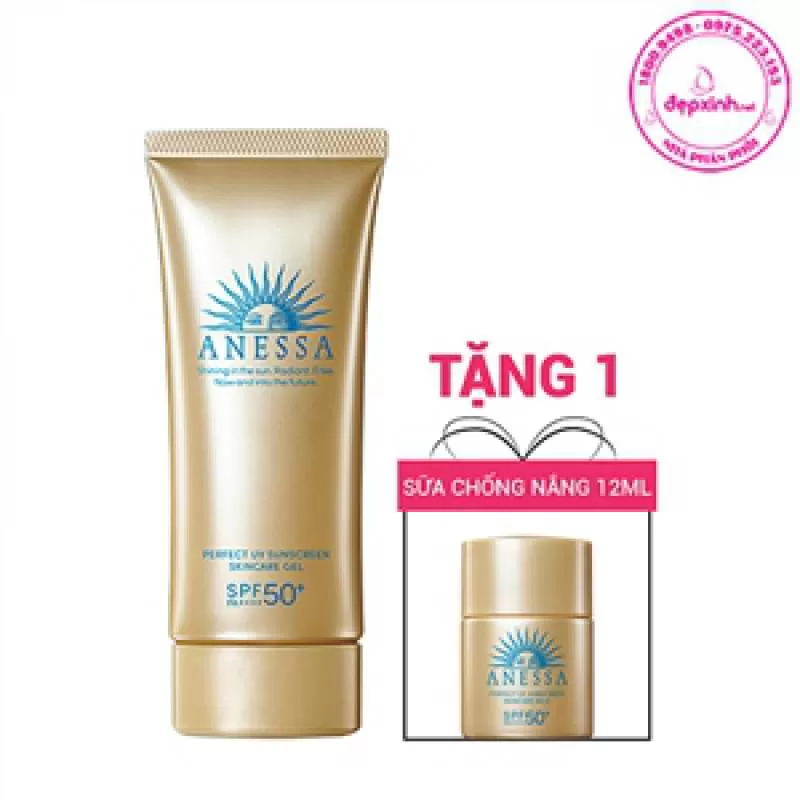 Gel chống nắng dưỡng da hoàn hảo Anessa Perfect UV Suncreen Skin Care SPF50 90g