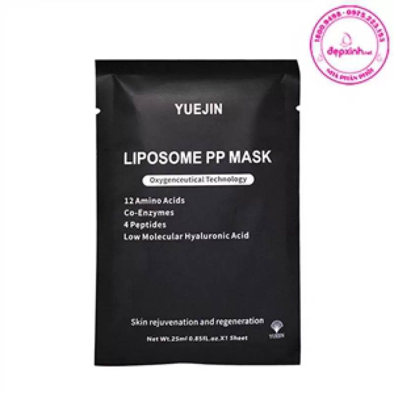 Mặt nạ đen siêu phục hồi tái sinh làn da Yuejin Liposome PP Mask 25ml