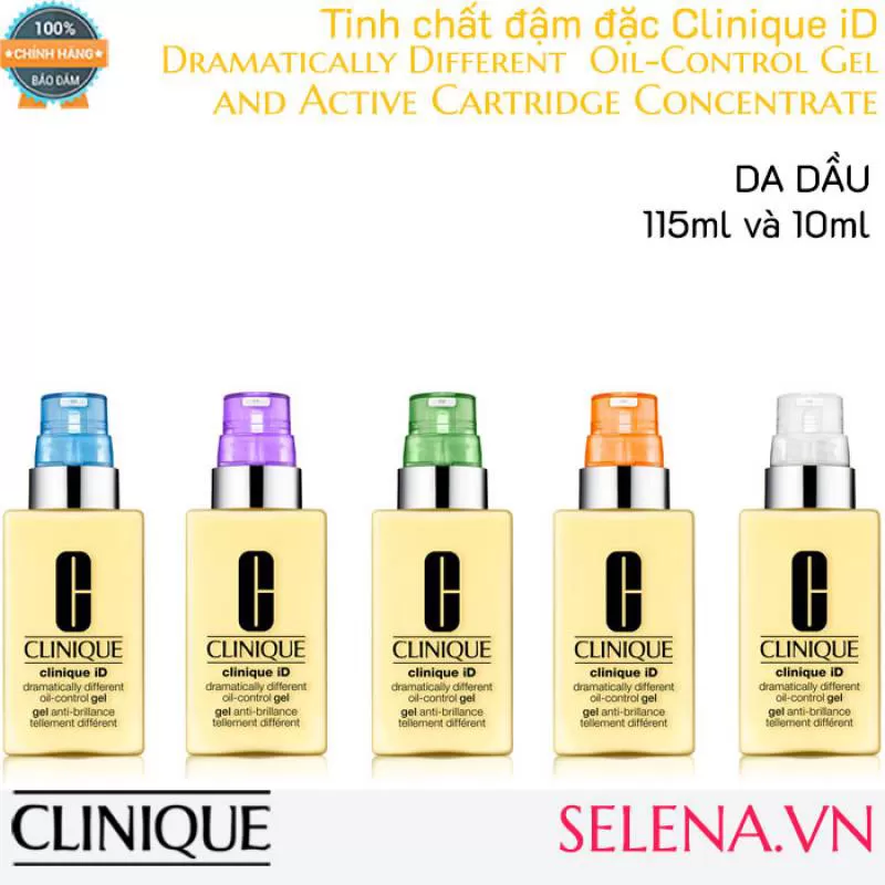 Kem vàng dưỡng ẩm da dầu Clinique iD Oil-Control - SELENA.VN