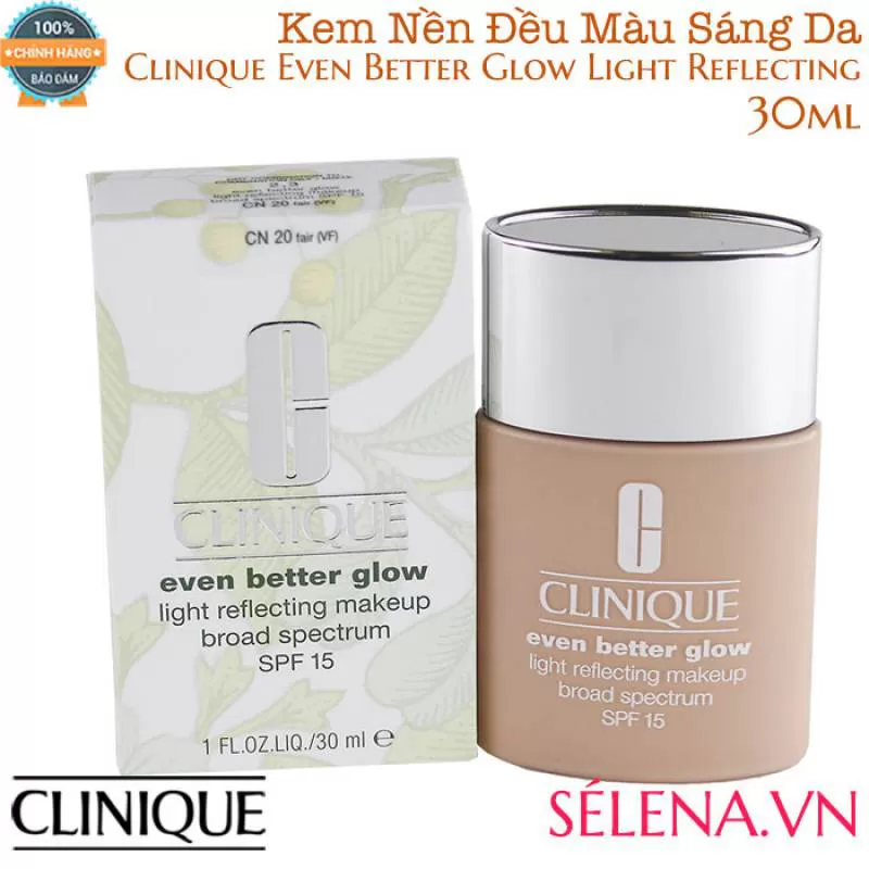 Kem nền đều màu sáng da Clinique Even Better Glow Light Reflecting 30ml