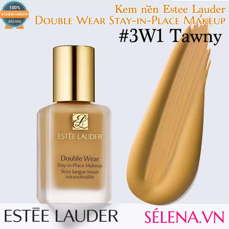 Kem nền Estee Lauder Double Wear Stay-in-Place Makeup #3W1 Tawny