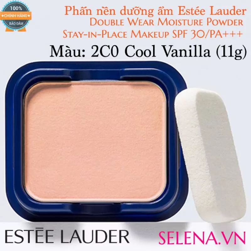 Phấn nền dưỡng ẩm Double Wear Moisture Powder #2C0 Cool Vanilla