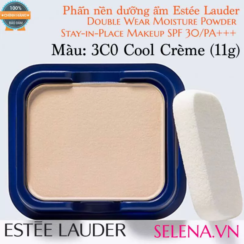 Phấn nền dưỡng ẩm Double Wear Moisture Powder #3C0 Cool Crème