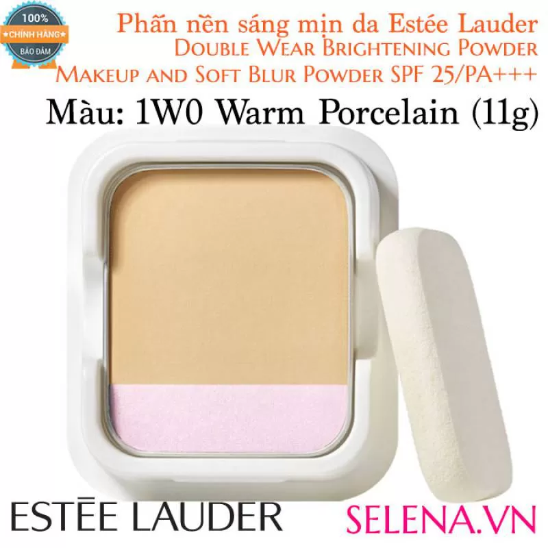 Phấn Nền Double Wear Brightening Powder #1W0 Warm Porcelain