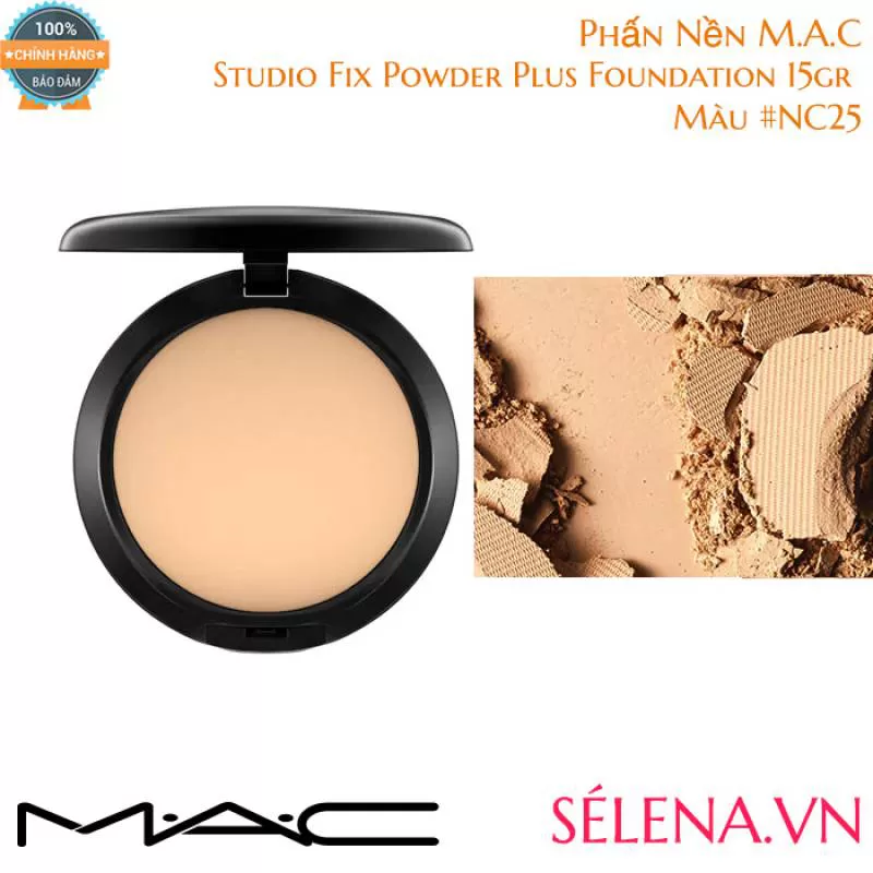 Phấn Nền M.A.C Studio Fix Powder Plus Foundation 15gr #NC25 - SELENA.VN