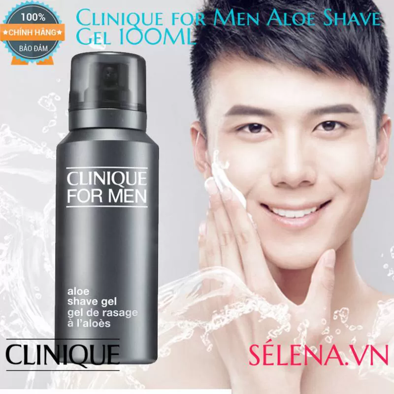 Kem Cạo Râu Clinique For Men Aloe Shave Gel 125ML - SELENA.VN