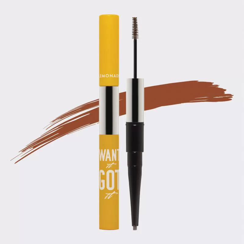 LEMONADE Chì kẻ mày 2 đầu lemonade want it got it dual eyebrow #dark Brown