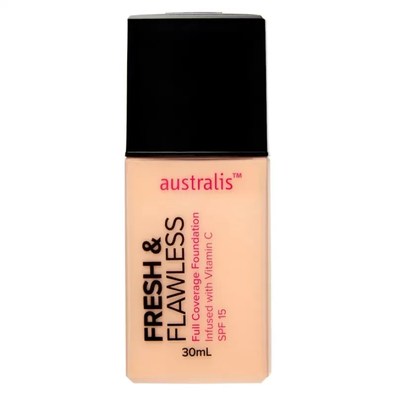 AUSTRALIS Kem Nền Siêu Nhẹ Tông Da Sáng Australis Fresh & Flawless Foundation 30ml #Pearl