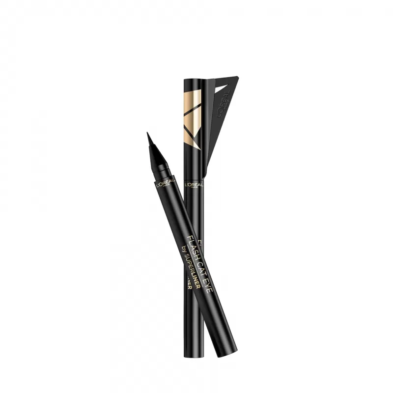 Kẻ Mắt Nước Mắt Mèo Màu Đen L'Oreal Super Liner Flash Cat Eye #Black 9g