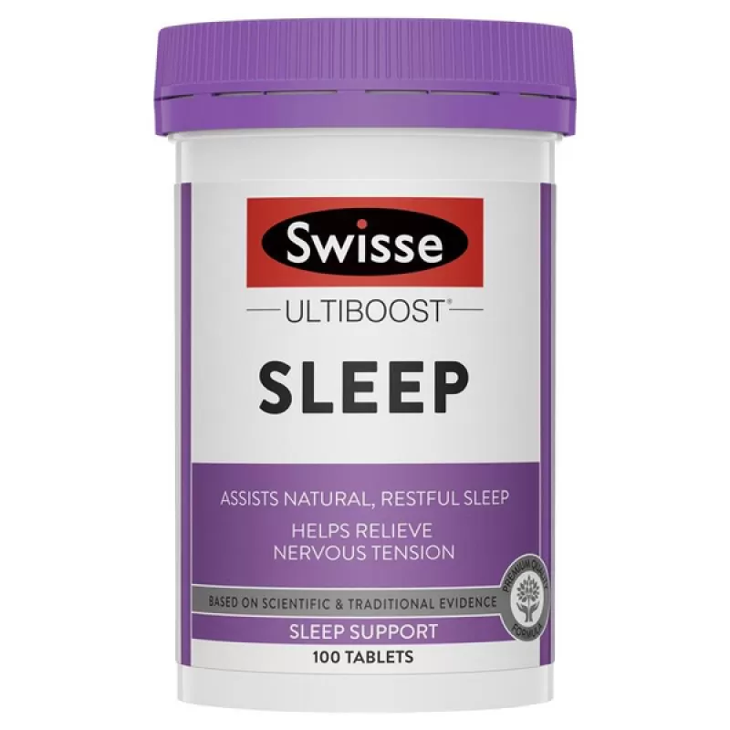 Swisse Sleep Ultiboost hỗ trợ giấc ngủ ngon 100 viên