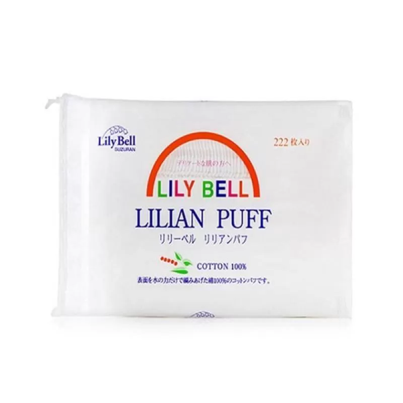 Bông Tẩy Trang LilyBell Lilian Puff Cotton 222 Miếng