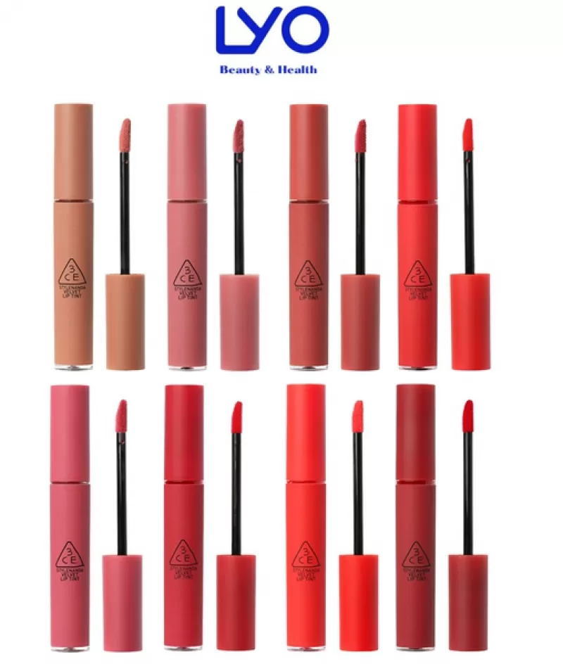 Son Kem Lì 3CE Velvet Lip Tint (Vỏ tròn)