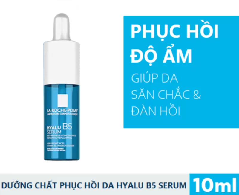 Tinh chất Dưỡng phục hồi La Roche-Posay Hyalu Serum B5 10ml