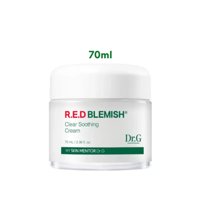 Kem Dưỡng Cho Da Dầu Mụn Dr.G Red Blemish Clear Soothing Cream 70ml