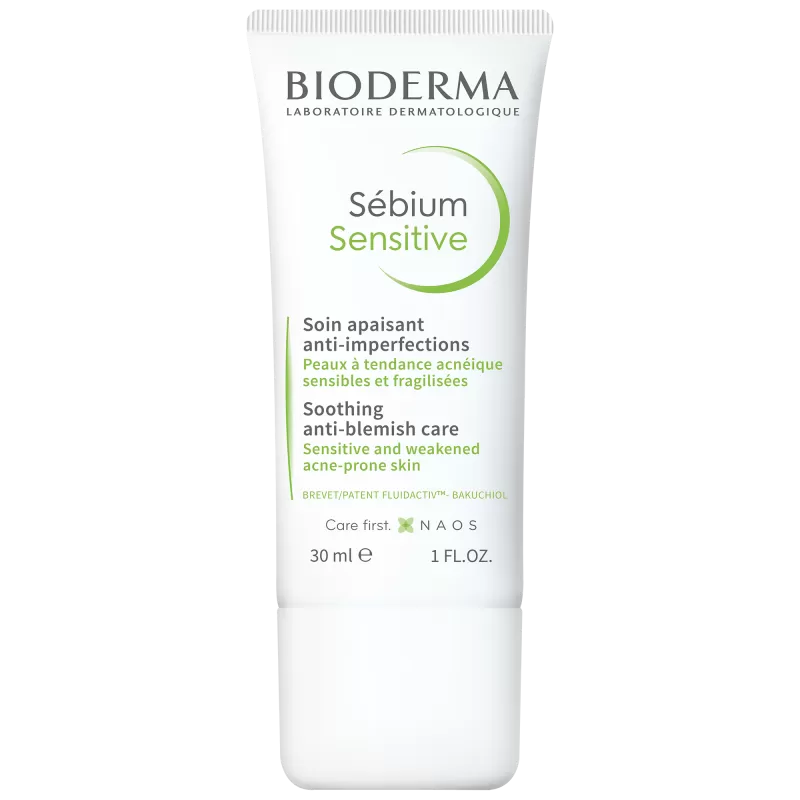 Bioderma Sébium Sensitive- Kem dưỡng giảm mụn tấy nhạy cảm (30ml)