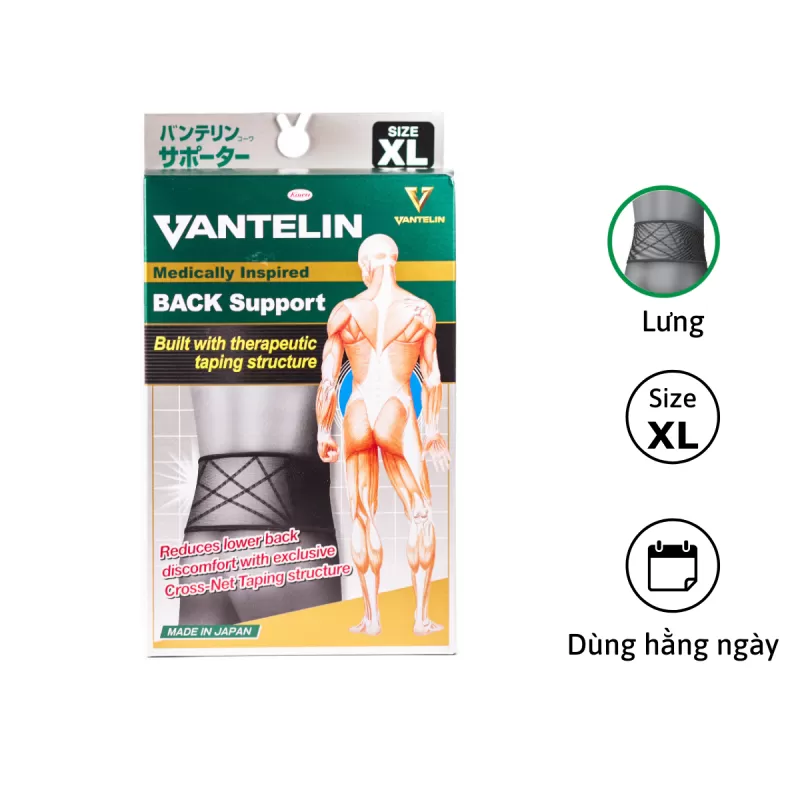 Băng Bảo Vệ Vantelin Back Support