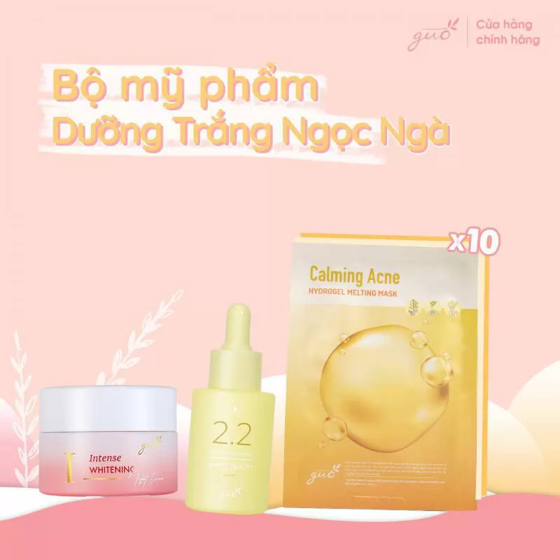 Bộ mỹ phẩm Dưỡng Trắng Ngọc Ngà cho bà bầu